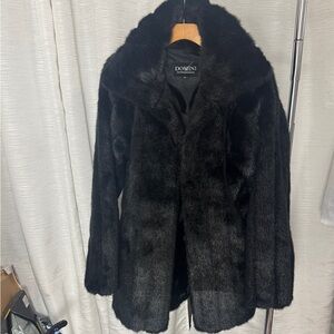 Women's Elegant Black Teddy Jacket